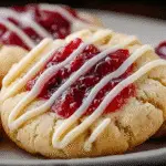 Raspberry and White Chocolate Shortbread Cookies