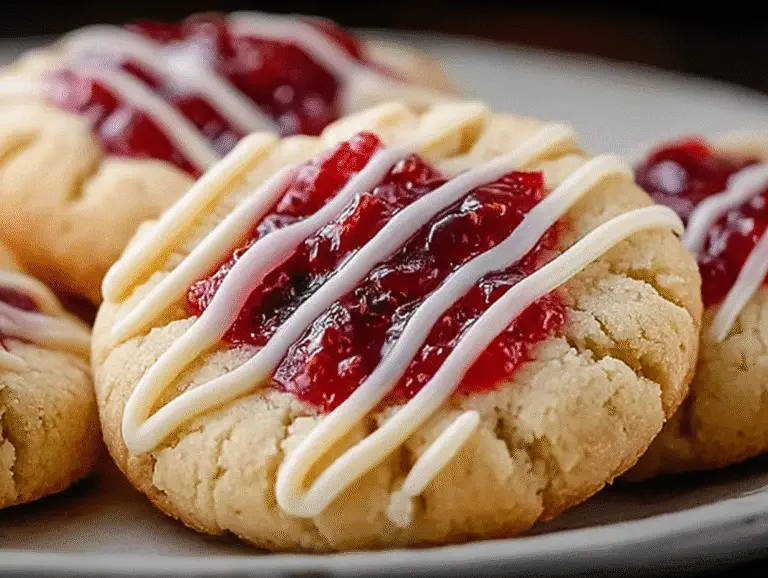 Raspberry and White Chocolate Shortbread Cookies