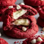 Red Velvet Cheesecake Stuffed Cookies