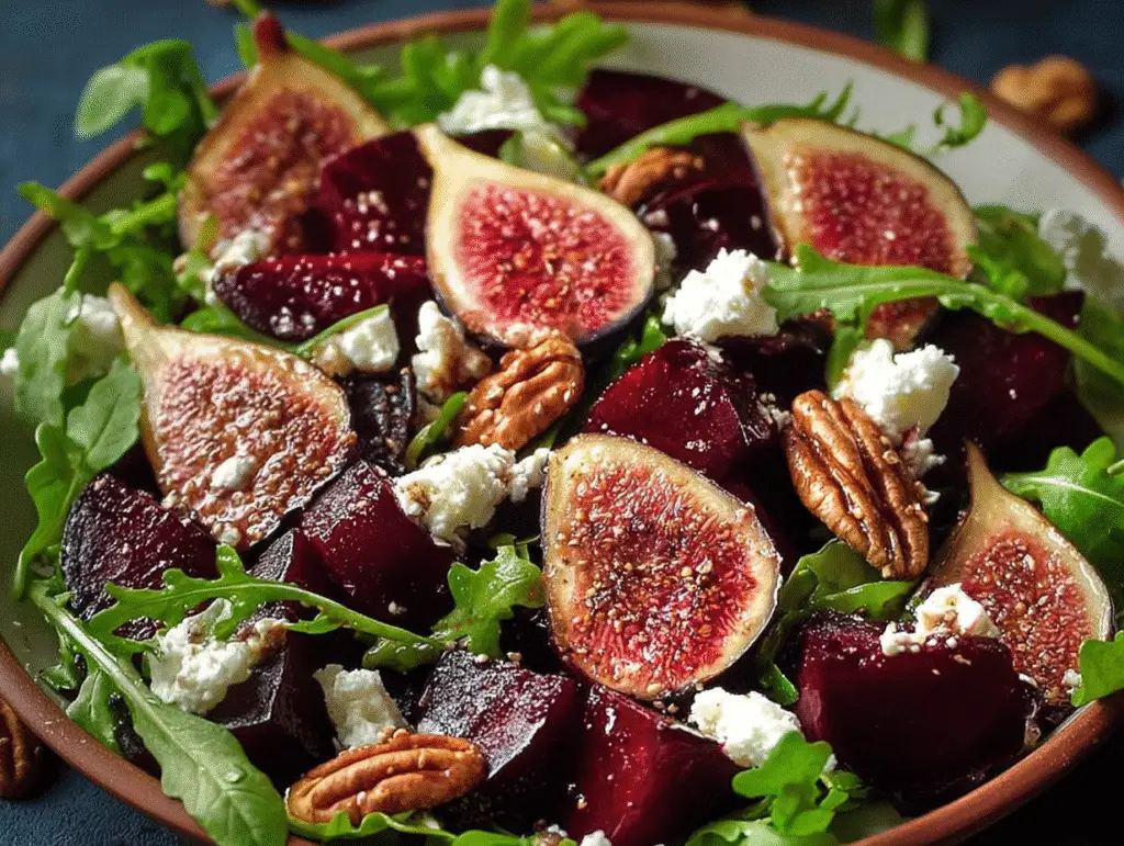 Roasted Beet and Fig Salad