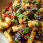 Roasted Eggplant Pasta