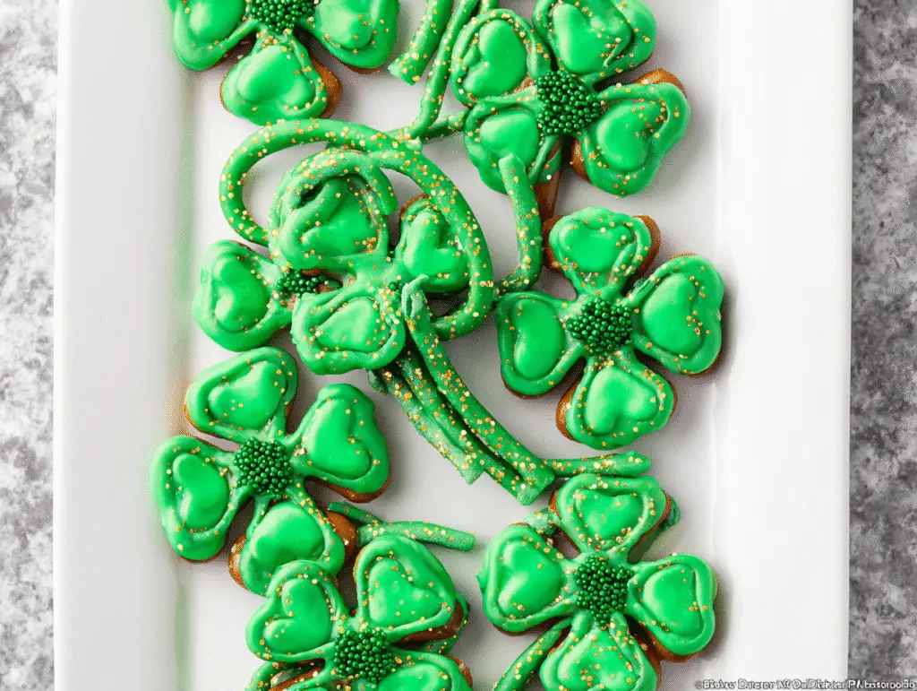 Shamrock Pretzels