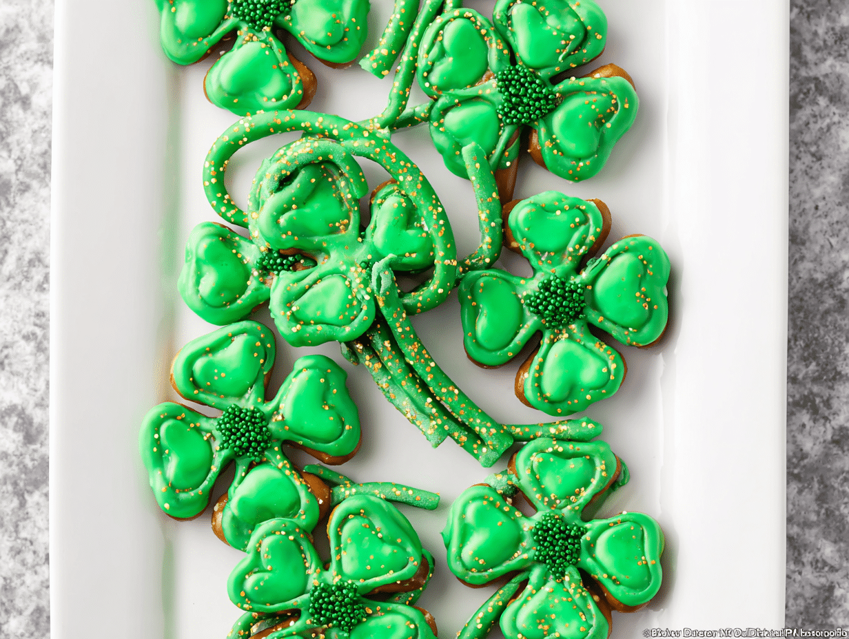 Shamrock Pretzels