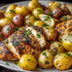 Sheet Pan Lemon Balsamic Chicken and Potatoes