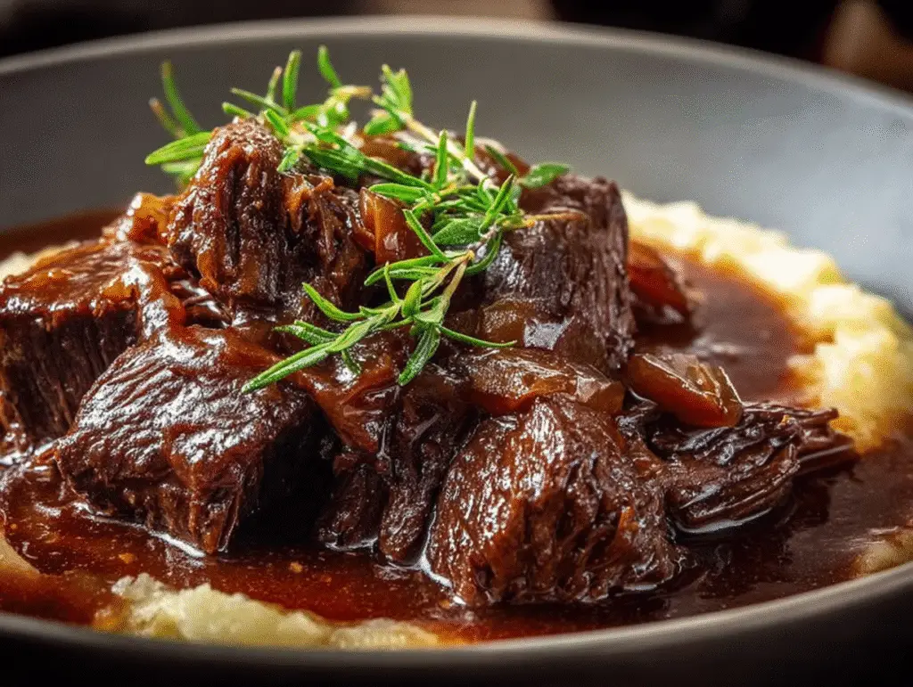 Slow Cooker Beef Manhattan