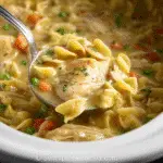 Slow Cooker Chicken Thighs and Noodles