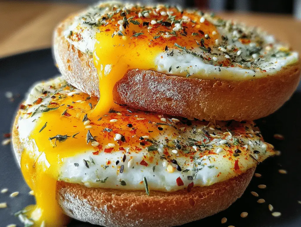 Spiced Egg Muffin Toast