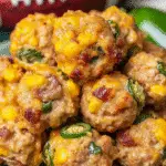 Spicy Jalapeño Popper Sausage Balls