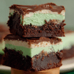 St. Patrick's Day Mint Brownies