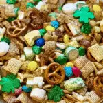 St Patrick’s Mint Marshmallow Confetti Bars