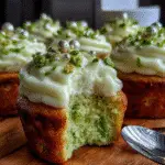 St. Patrick's Shamrock Cream Cheese Cupcakes