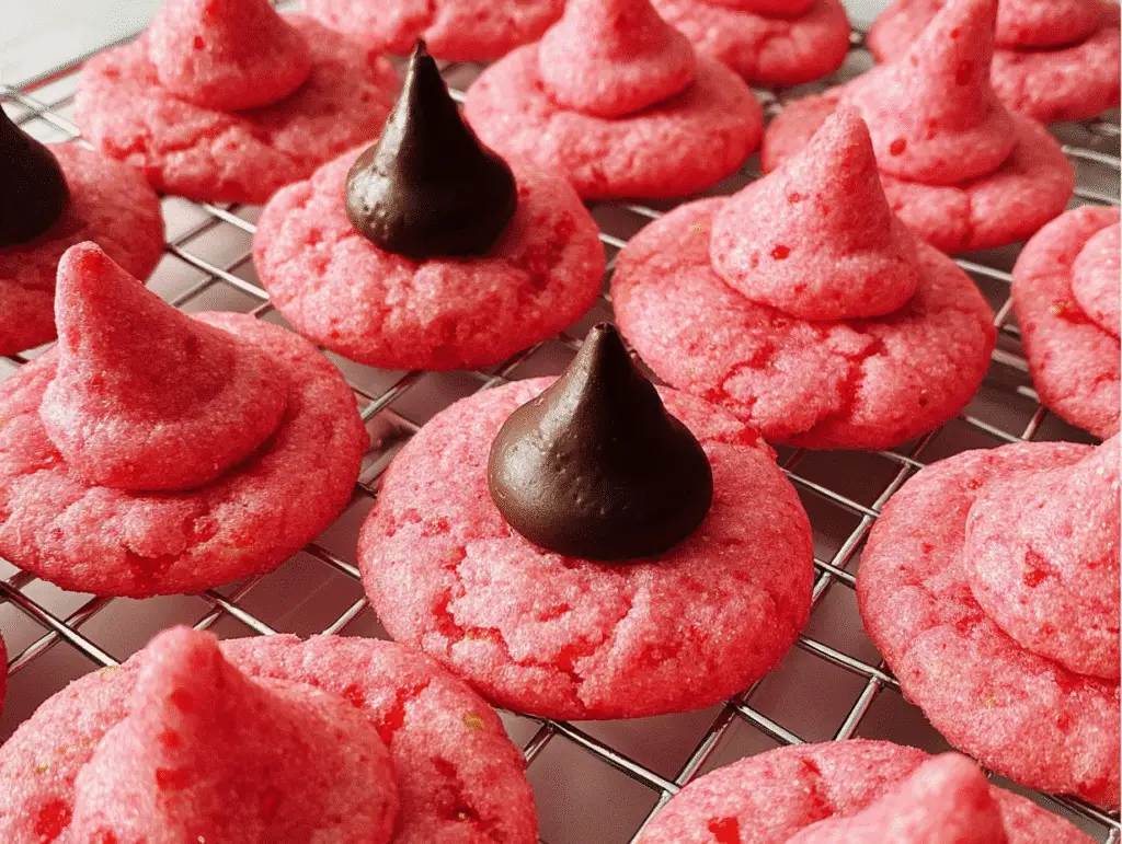 Strawberry Kiss Cookies