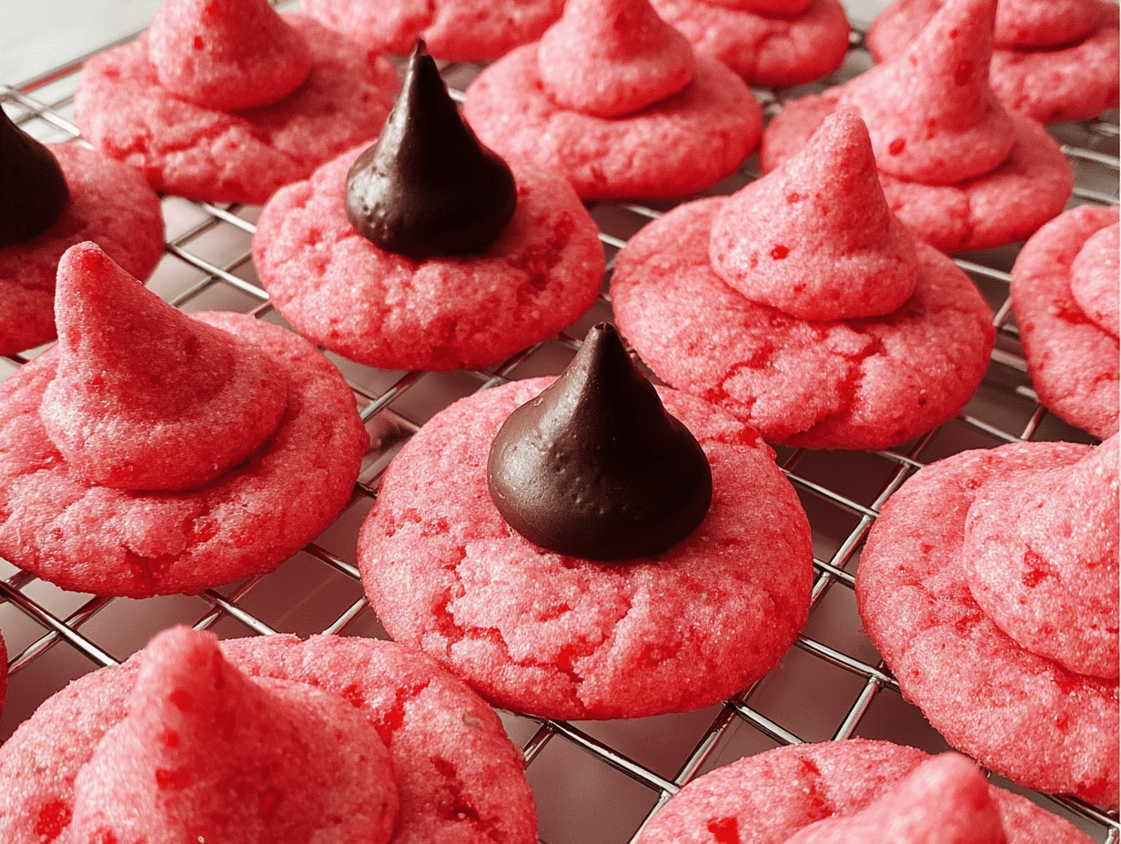 Strawberry Kiss Cookies