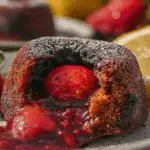 Strawberry Lava Cakes