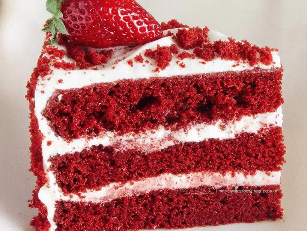 Strawberry Red Velvet Cake