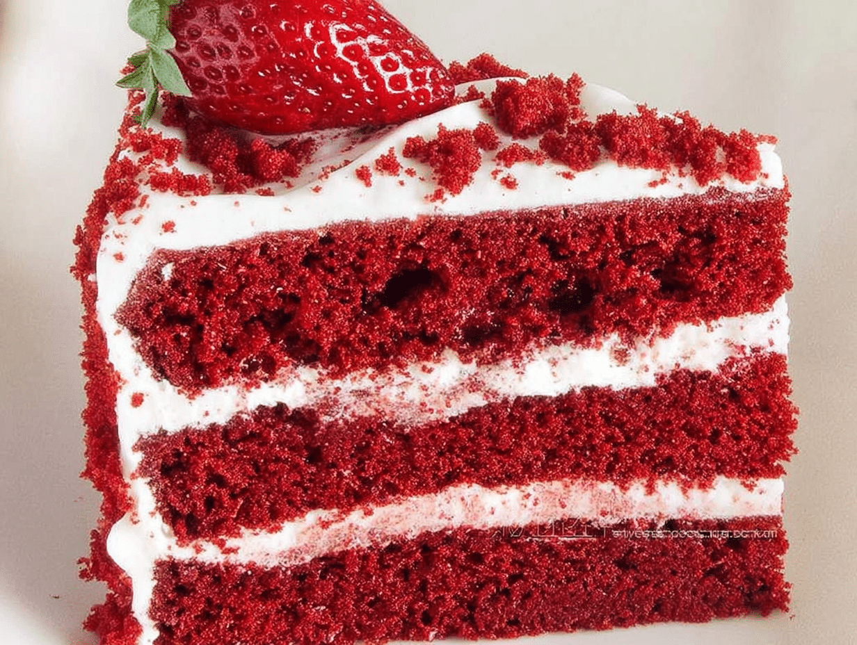 Strawberry Red Velvet Cake