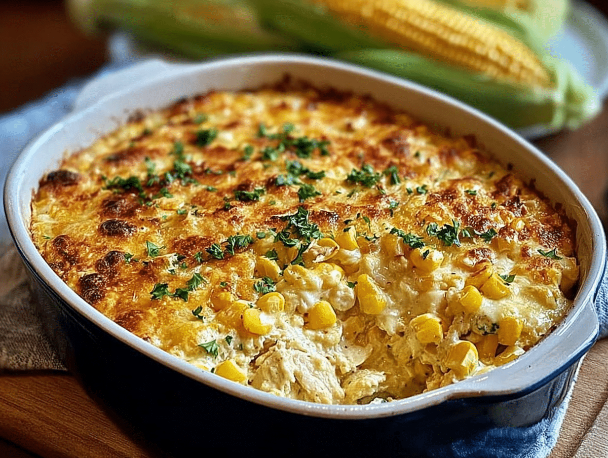 Street Corn Chicken Casserole