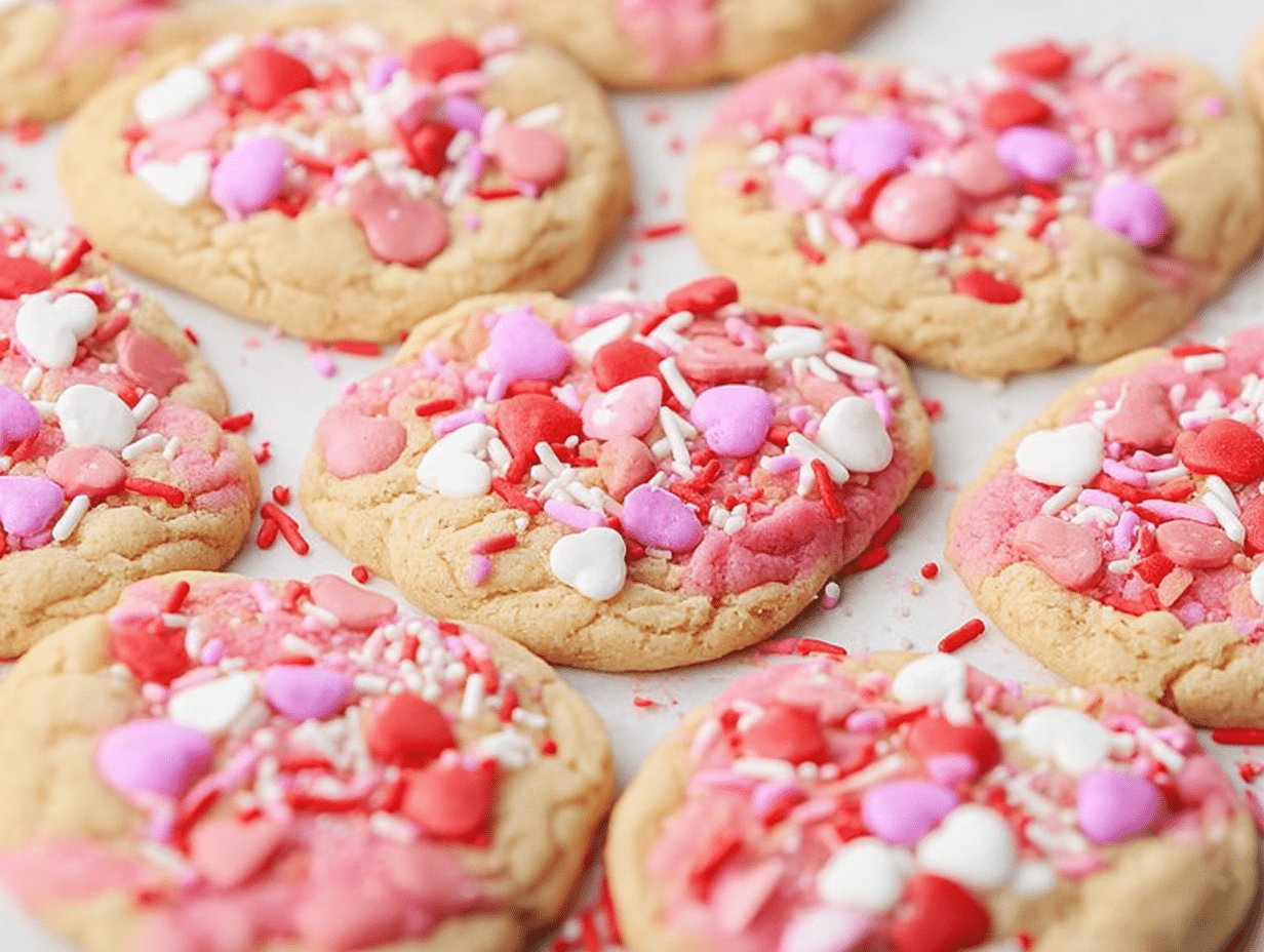 Sweet and Salty Valentine's Day Cookies