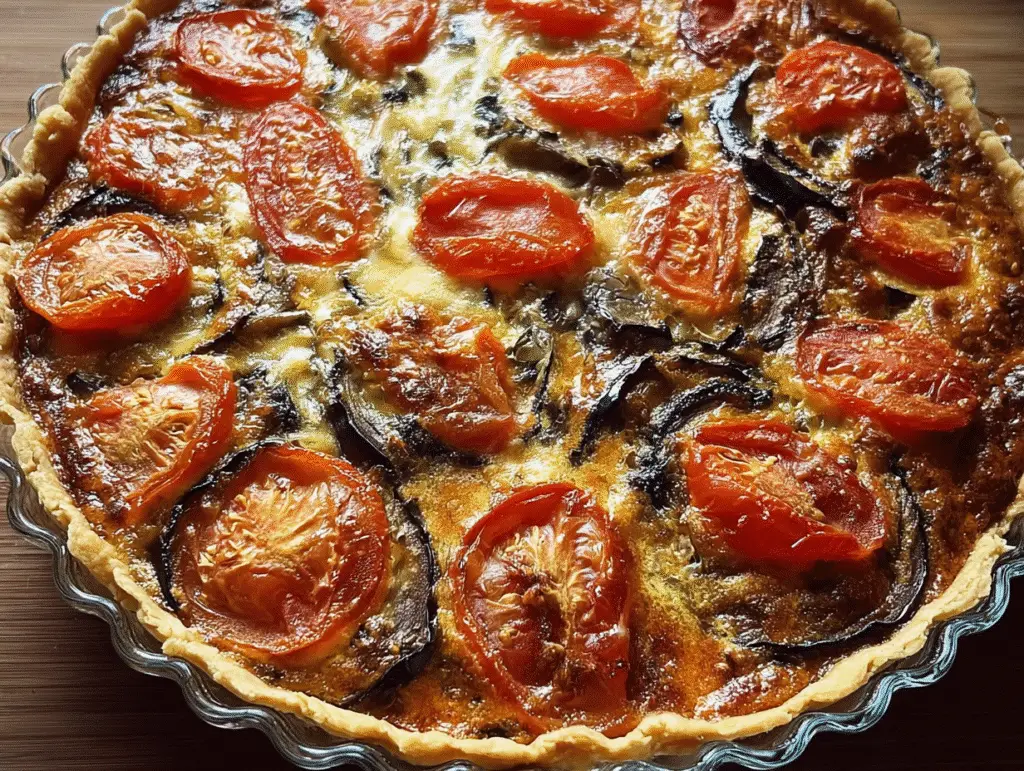 Tomato and Eggplant Pie