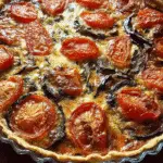 Tomato and Eggplant Pie