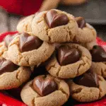 Valentine Peanut Butter Blossoms
