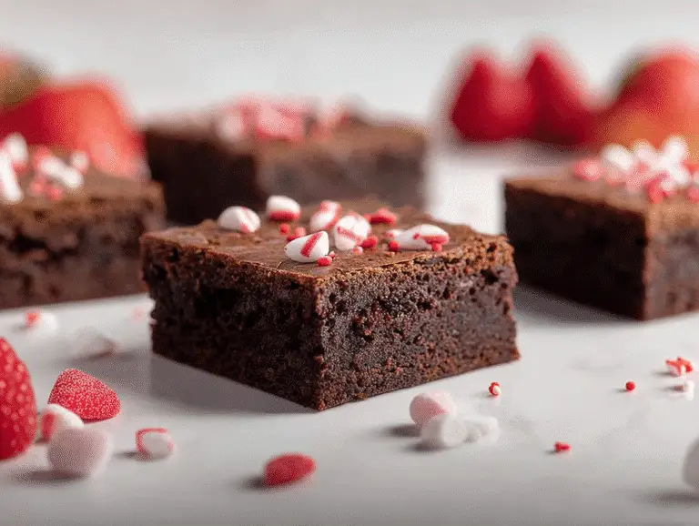 Valentine Sweetheart Brownies