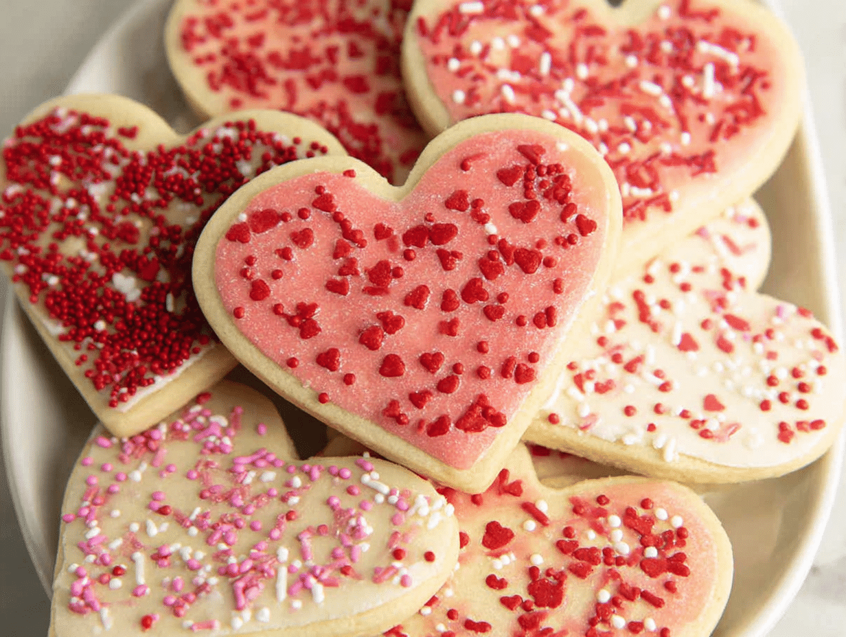 Valentine's Day Heart Cookies
