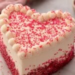 Valentine’s Heart Red Velvet Cake