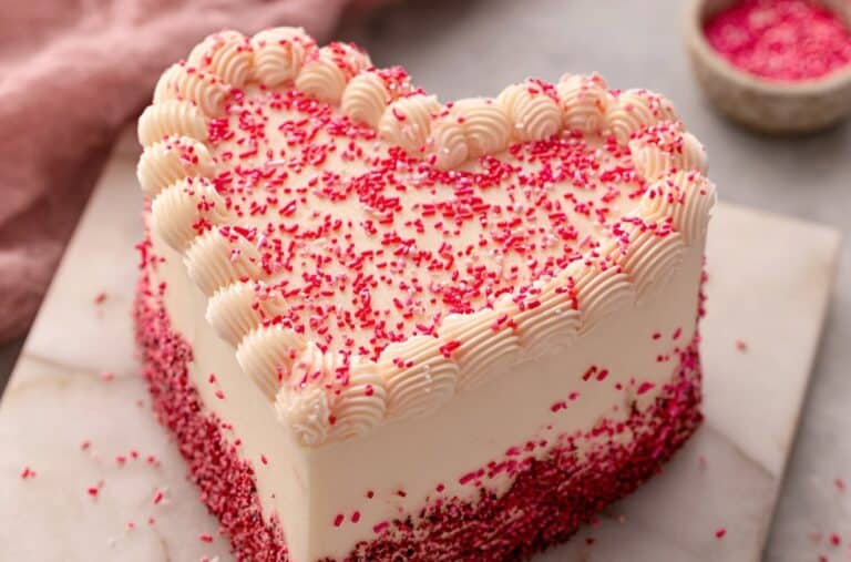 Valentine’s Heart Red Velvet Cake