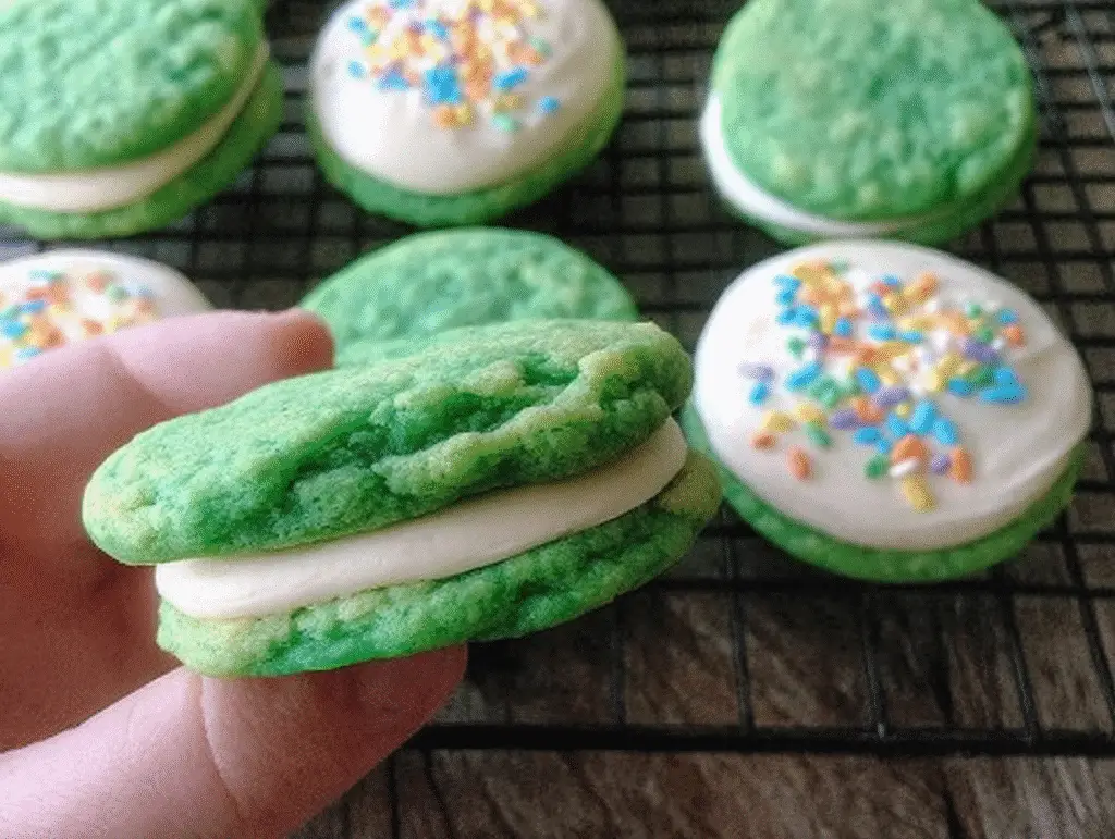 Vanilla Mint St. Patrick's Day Cookies