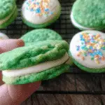 Vanilla Mint St. Patrick's Day Cookies
