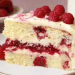 White Chocolate Raspberry Cake