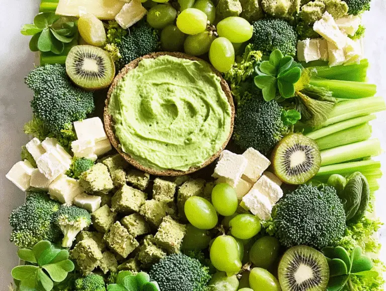 Yummy Green Snacks for St. Patrick's Day