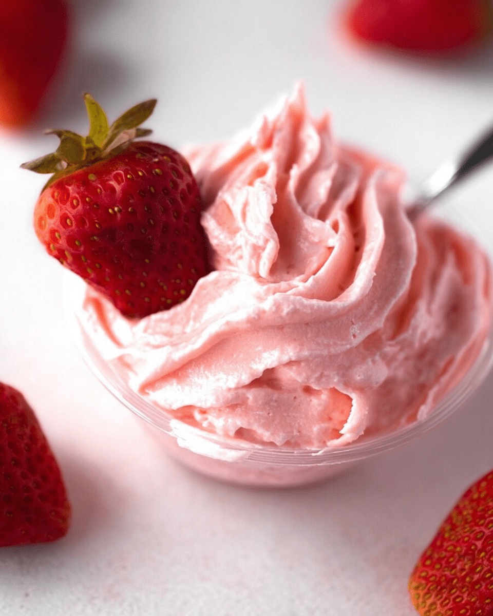 4-Ingredient Strawberry Mousse – So Light, So Dreamy!