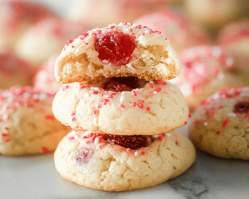Almond Cherry Cookies For Spring Desserts