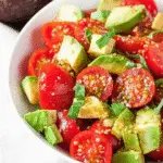 Avocado and Tomato Salad For Spring