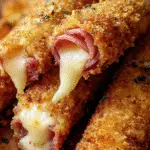 Baked Ham & Cheese Mozzarella Sticks For Spring