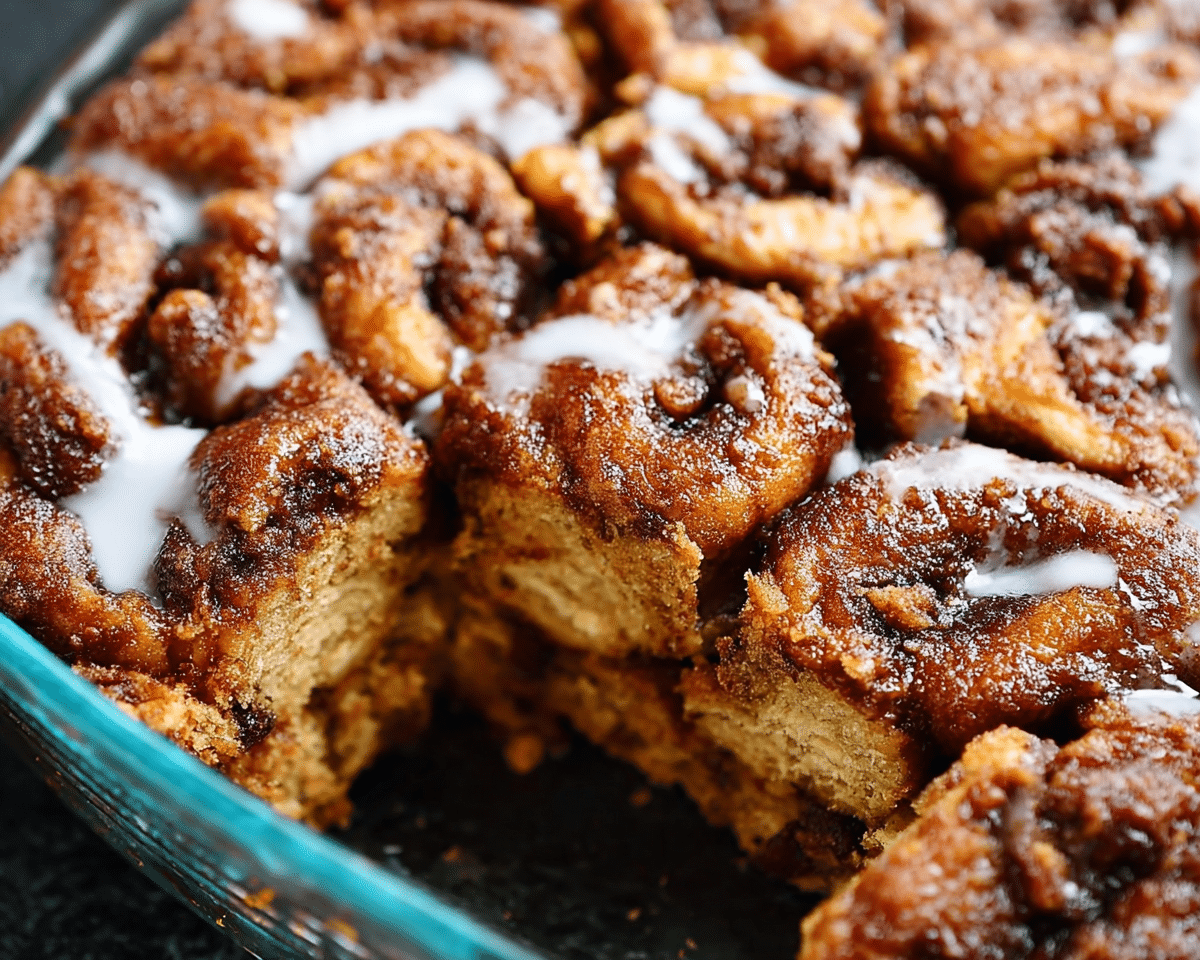 Banana Cinnamon Roll Cake For Spring