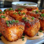 Bang Bang Salmon Bites For Spring Dinner