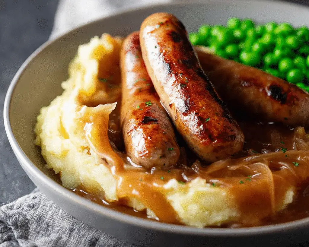 Bangers and Mash For St Patrick's Day