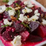 Beet and Goat Cheese Salad For Spring