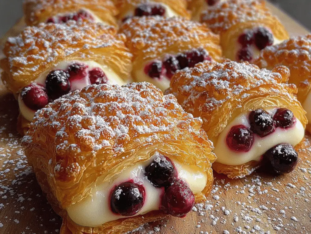 Berry Cheese Puff Treats