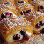 Berry Cheese Puff Treats