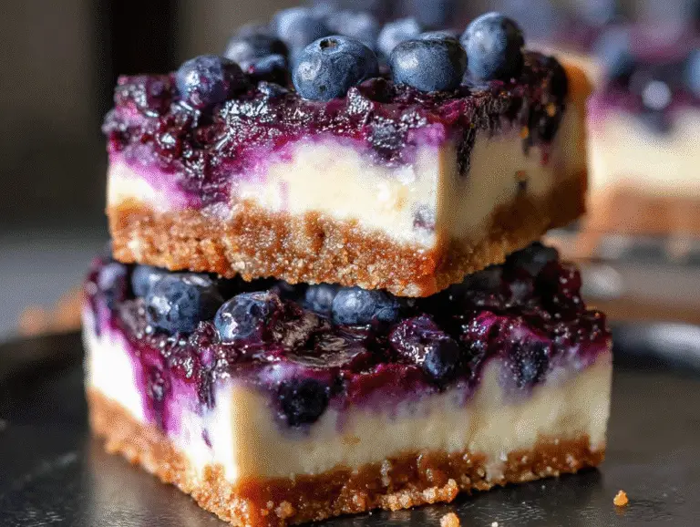 Blueberry Cheesecake Bars