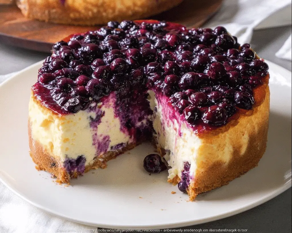 Blueberry Cheesecake For Spring Desserts