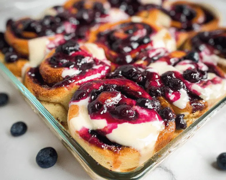 Blueberry Cinnamon Rolls
