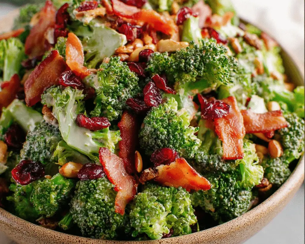 Broccoli Salad with Bacon For Spring