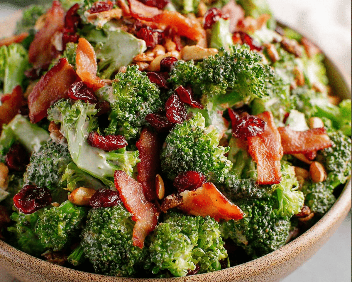 Broccoli Salad with Bacon For Spring