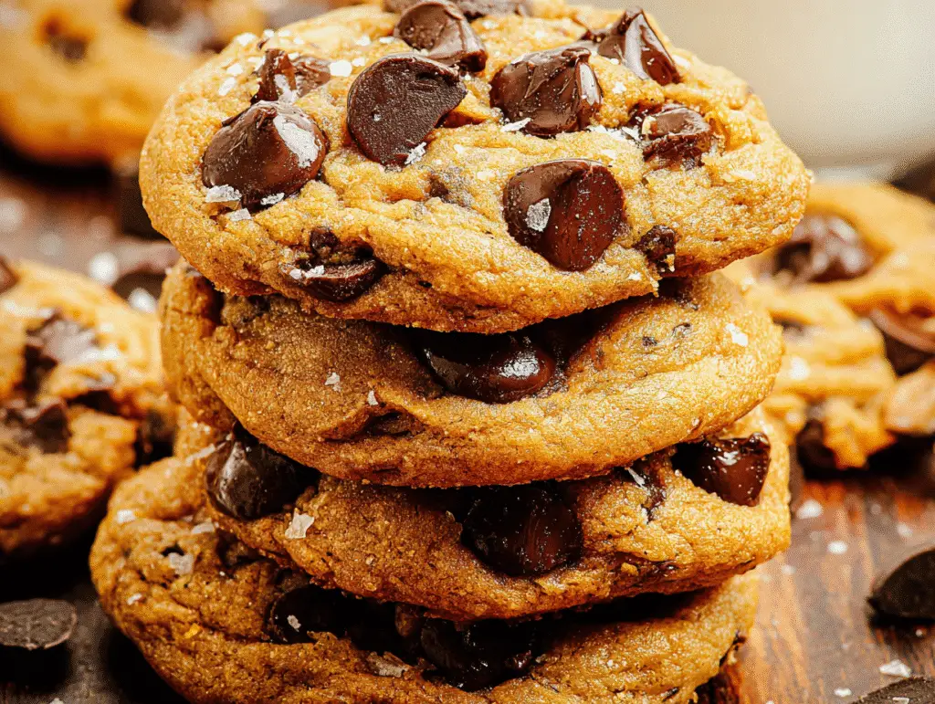 Brown Butter Banana Chocolate Chip Cookies