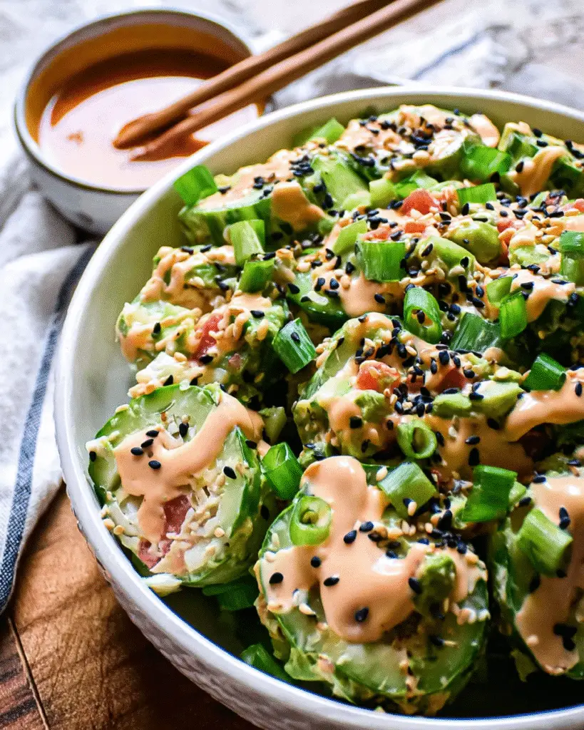 California Roll Cucumber Salad